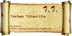 Terhes Titanilla névjegykártya